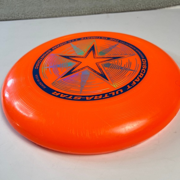 Discraft UltraStar Ultimate Frisbee Disc Orange Official USA Ultimate 175g Sport - Picture 4 of 10